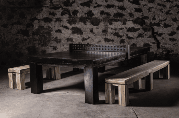 Black Teak – Dining & Ping Pong Table by NO AGE STUDIO